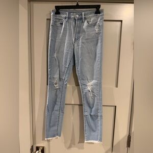 Articles Of Society Light Blue Distressed Skinny Jeans! Size 25!